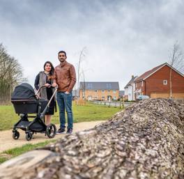 Bovis Homes stood out from the crowd for one couple buying their first home